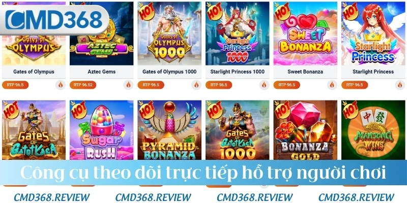 Công cụ theo dõi trực tiếp hỗ trợ người chơi