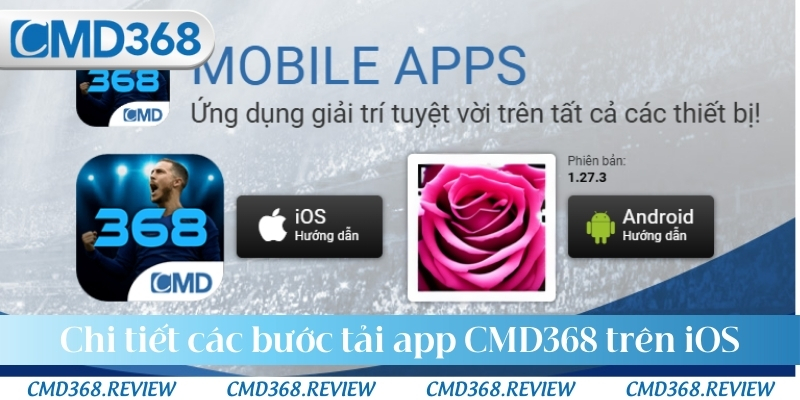 Chi tiết các bước tải app CMD368 trên thiết bị iOS nhanh chóng