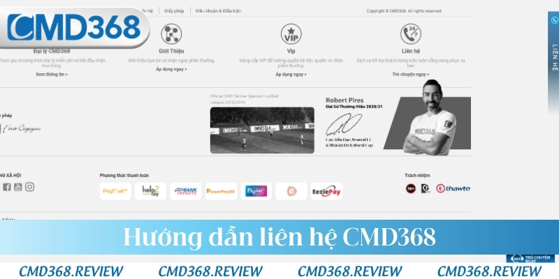 Hướng dẫn liên hệ CMD368